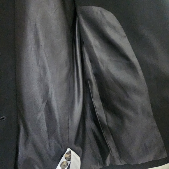 Everlane The 80s Blazer Padded Shoulder Oversized Single Breasted Work Black 2 - Picture 13 of 16